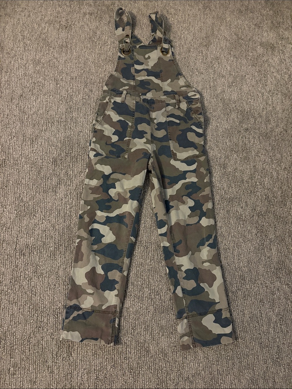 Anthropologie Camo Overalls - Green Camouflage - Picture 3 of 3